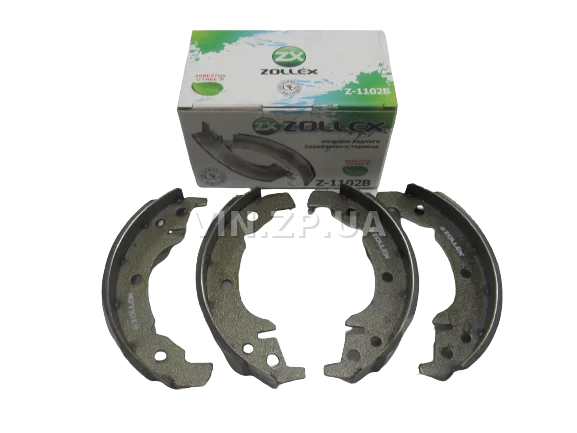 Колодки тормозные задние Zollex Таврия 1102 1103 1105 4шт 1102-3502090