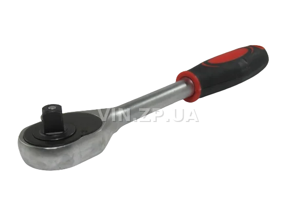 Вороток тріскачка 1/2" INTERTOOL 24 зуба, довжина 250мм, CrV, з храповим механізмом 2