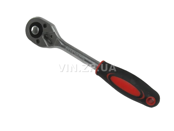 Вороток тріскачка 1/2" INTERTOOL 24 зуба, довжина 250мм, CrV, з храповим механізмом 4