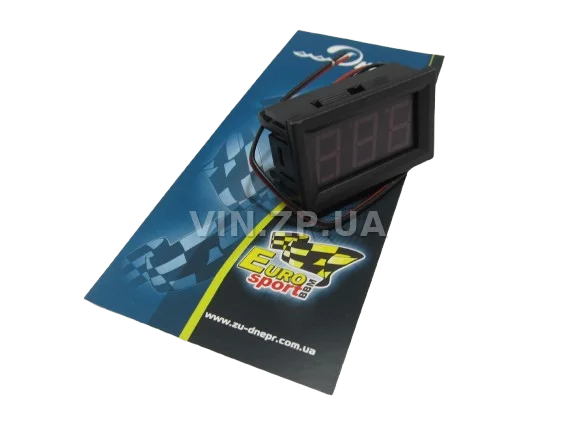Вольтметр врезной EuroSport 12-24V 0.56" красный DSN-DVM-56-L2-R